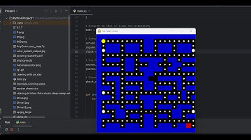 Pac man clone game with full python code