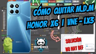 ✅ HONOR X6 M.D.M | Cómo eliminar M.D.M Honor X6 VNE-LX3 | Reparar imei Honor X6 Unlocktool Fácil