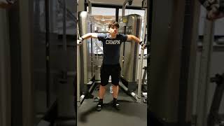 Treino De Peito Com Adolescente