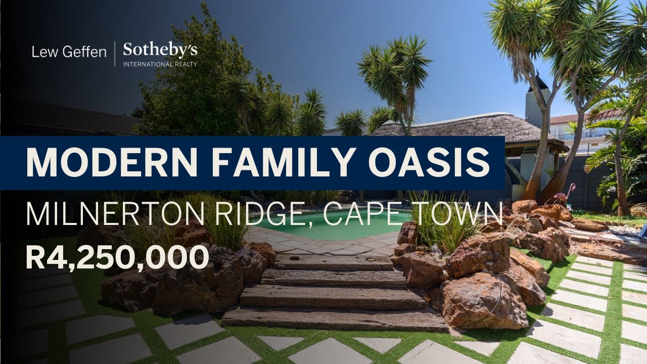 Milnerton Ridge MODERN FAMILY OASIS | MILNERTON RIDGE | CAPE TOWN - YouTube