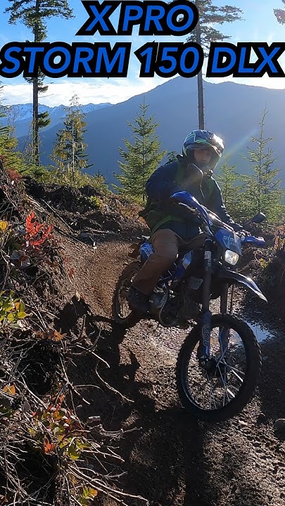 Xpro STORM DLX150 motorcycle #dirtbike #xpro #review - YouTube