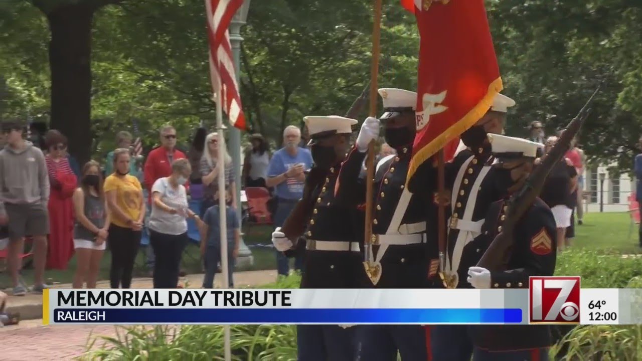 Memorial Day tribute at NC State Capitol in Raleigh YouTube