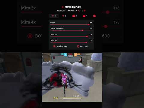 melhor sensibilidade para moto G6 plus #sensibilidade #melhorsensiparaxiaomi #garenafreefire