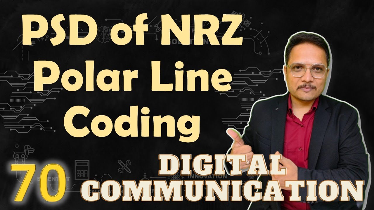 PSD of NRZ Polar Line Coding - YouTube