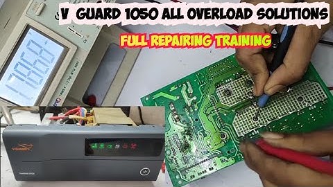 v guard 1050 inverter overload problem easy solution from aman electronics