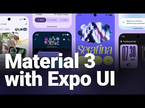 React Native + Material You: Expo UI on Android Tutorial thumbnail