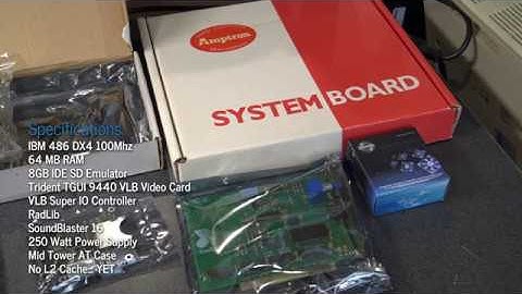 486 DX4 100Mhz Build (mostly) New Old Stock - Part 1