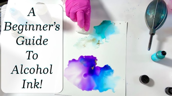 Tutorial - Experimenting with Ironlak Alcohol Inks, Mylar and