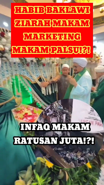 ADA MARKETING MAKAM HABIB PALSU!?! #nasabhabaib #nasabbaalawi #makampalsu
