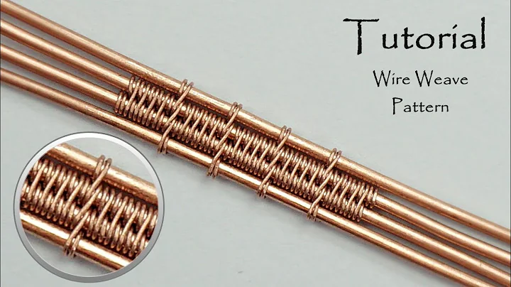 Tutorial: Wire Weaving on 4 (four) wires,  Modified soumak weave/wrap for 4 wires for beginners