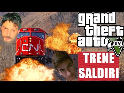 GTA 5 PC Online Türkçe | Trene Saldırı | Bölüm 8