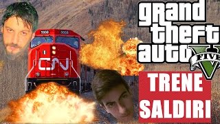GTA 5 PC Online Türkçe | Trene Saldırı | Bölüm 8