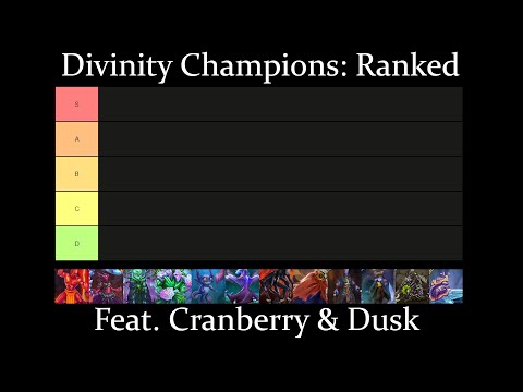 Post DLC Champion Tier List feat. Cranberry & RisingDusk 