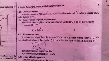 Terminology used in an engine  (BASICS)