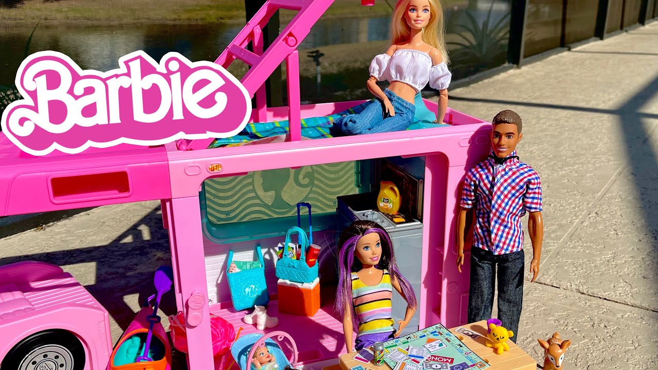 Barbie family camping trip!!!💗