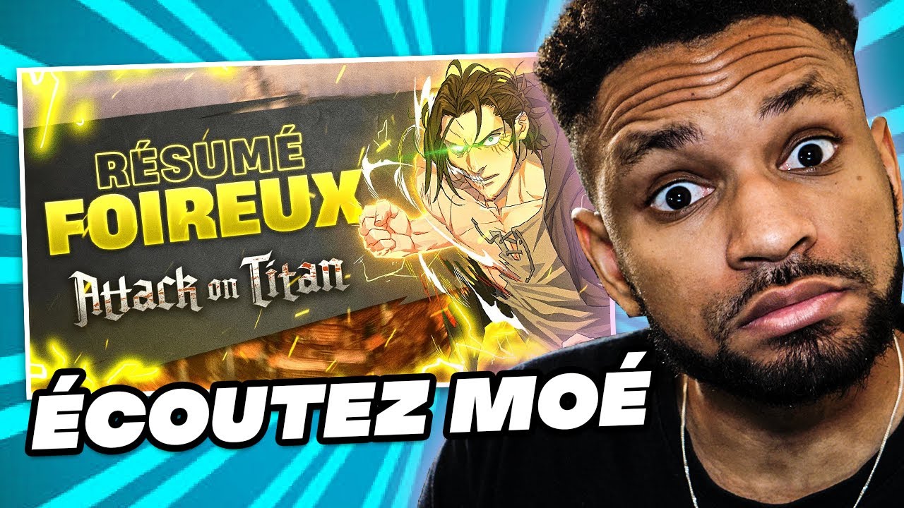 Je RÉAGIS au RÉSUMÉ FOIREUX : L'Attaque Des Titans | Saison Finale de
