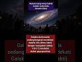 Galaksi Andromeda dan Bima Sakti terus mendekat #science #astronomy #galaxy #space #universe