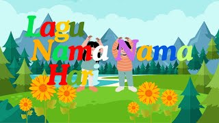 Lagu Nama Hari  Lagu Anak Indonesia  Animasi Nama Nama Hari  Lagu Senin Selasa Rabu Kamis
