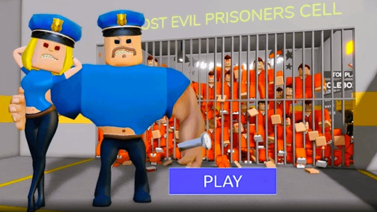 Family Barry's Vs 1000 Angry prisiners Barry in Barry's Prison Run!!!