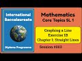 003 | Graphing a Line | Exercise 1B | Straight Lines | IBDP