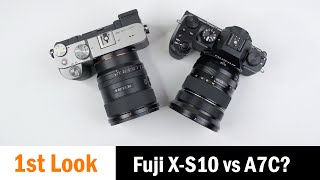 First Look: Fujifilm X-S10   Compare with X-T30, X-H1, Sony A7C