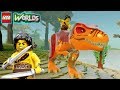 LEGO Worlds - O BARBARO E SEU TIRANOSSAURO REX