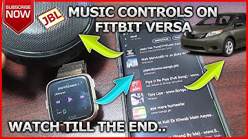 Control Music on your phone with Fitbit Sense, Versa 3, 2 & Lite