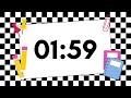 2 Minute Classroom Timer (With Start &amp; End Sound) | Retro School Supplies Countdown