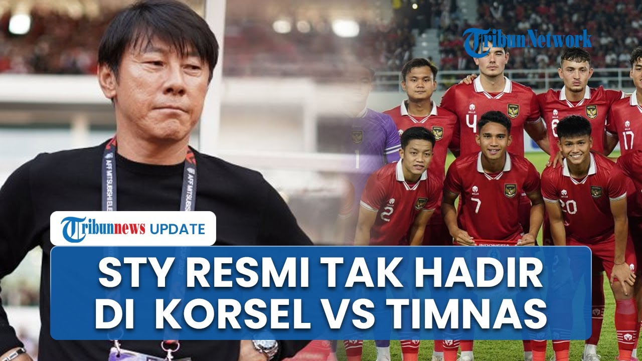 Kualifikasi Piala Asia U23 2026, Shin Tae-yong Tak Dampingi Korsel saat Bertemu Timnas Indonesia