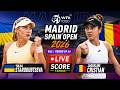Yuliia Starodubtseva vs Jaqueline Cristian 🎾LIVE SCORE TENNIS WTA MADRID SPAIN OPEN 2026 | R64