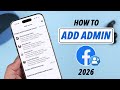 How to Add Admin on Facebook Page [2026]