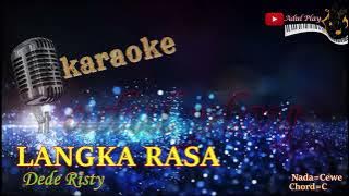 LANGKA RASA KARAOKE - Dede Risty TERBARU 2025