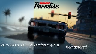 Burnout Paradise Changes(1.0-Remastered) Part 1