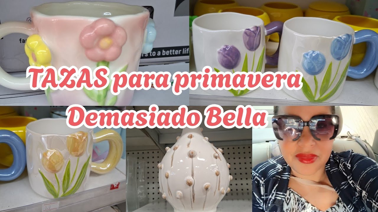 TAZAS PARA PRIMAVERA 2026 / VOY A MI CITA  MEDICA EN SANTO DOMINGO 