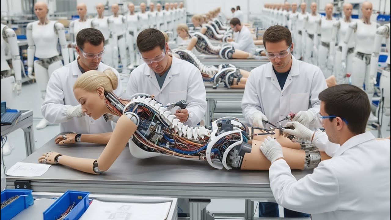 Inside China's Secret Humanoid Robot Factory: From Metal Frame to Al-Powered Humanoid (Full Process)