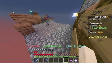 tutorial how to fly on your hypixel skyblock island