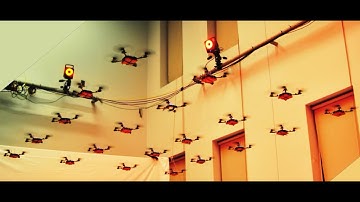 A Swarm of Nano Quadrotors