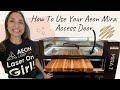 How To Laser Engrave Large Objects - Aeon Mira Access Door