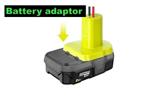 Power adaptor for Ryobi batteries