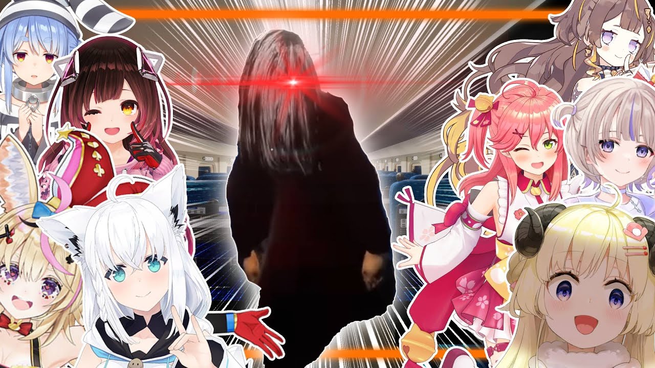 Hololive Girls Getting Chased By Train Monster | Hololive Girls vs Train Monster - Shinkansen 0