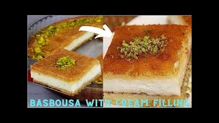 Famous Middle Eastern Dessert Basbousa Recipe By Chef Suleman