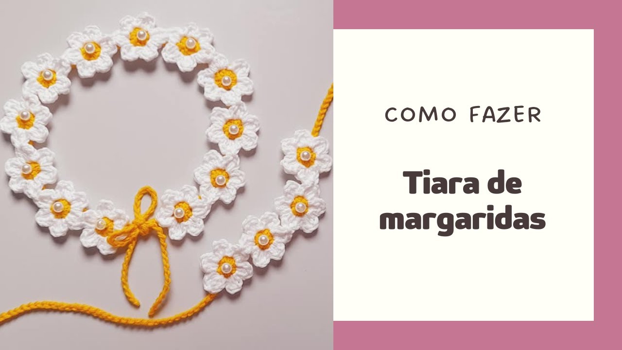 TIARA DE FLORES RAPIDA E FÁCIL DE FAZER