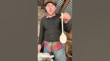 Carving a sycamore spoon #ireland #woodworking #sycamore #woodcarving #handtools #carving