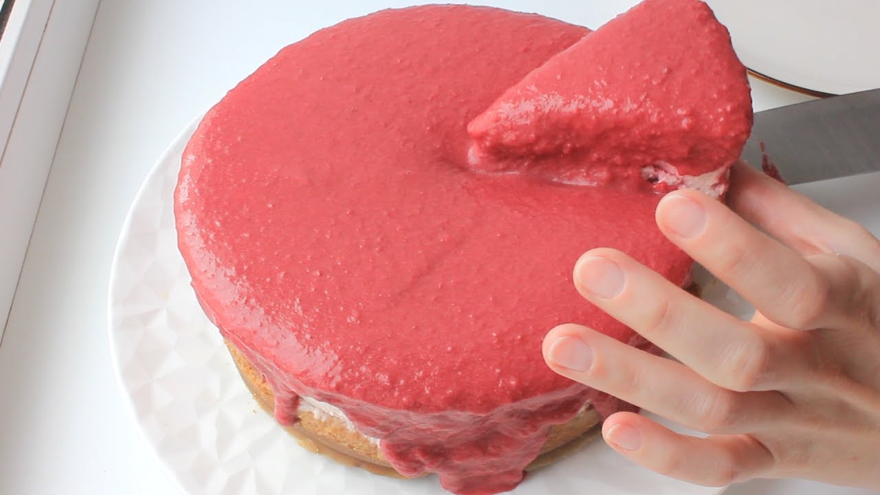 This CHERRY CHEESECAKE IS DIVINE! + Cherry Sauce. Simple and quick recipe new york cheesecake