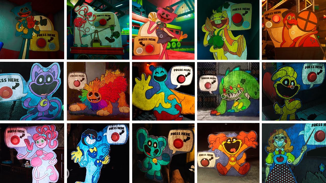 POPPY PLAYTIME Chapter 1, 2, 3, 4 - Todos los CARDBOARDS (Español)