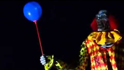 Animated Zombie Clown Halloween Prop - TheHorrorDome.com