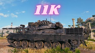 Leopard 1 - 11K Damage 9 Kills World of Tanks Replays