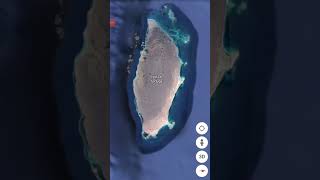Western Atlantic Isla LA Tortuga Island in Northern Venezuela Caribbean In GoogleEarth and GoogleMap