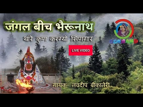 Jungle bich bhairu nath  navdeep bikaneri         LIVE VIDEO