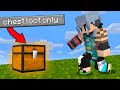 *CHEST LOOT ONLY* Challenge in Minecraft (No Crafting , No Trading , Survival Mode)